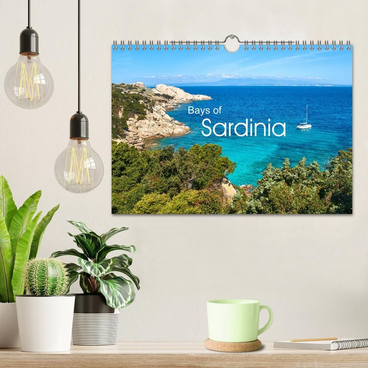 Produktbild: Bays of Sardinia (Wall Calendar 2026 DIN A4 landscape), CALVENDO 12 Month Wall Calendar