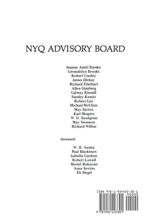 Produktbild: The New York Quarterly, Number 30