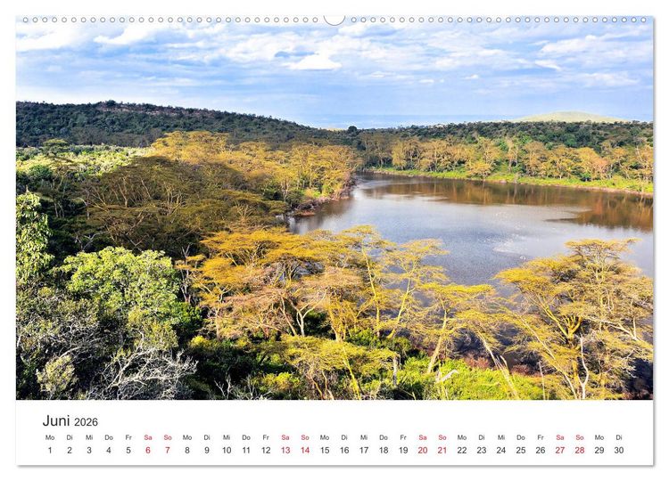 Produktbild: Kenia - Ein Land wie Afrika (hochwertiger Premium Wandkalender 2026 DIN A2 quer), Kunstdruck in Hochglanz