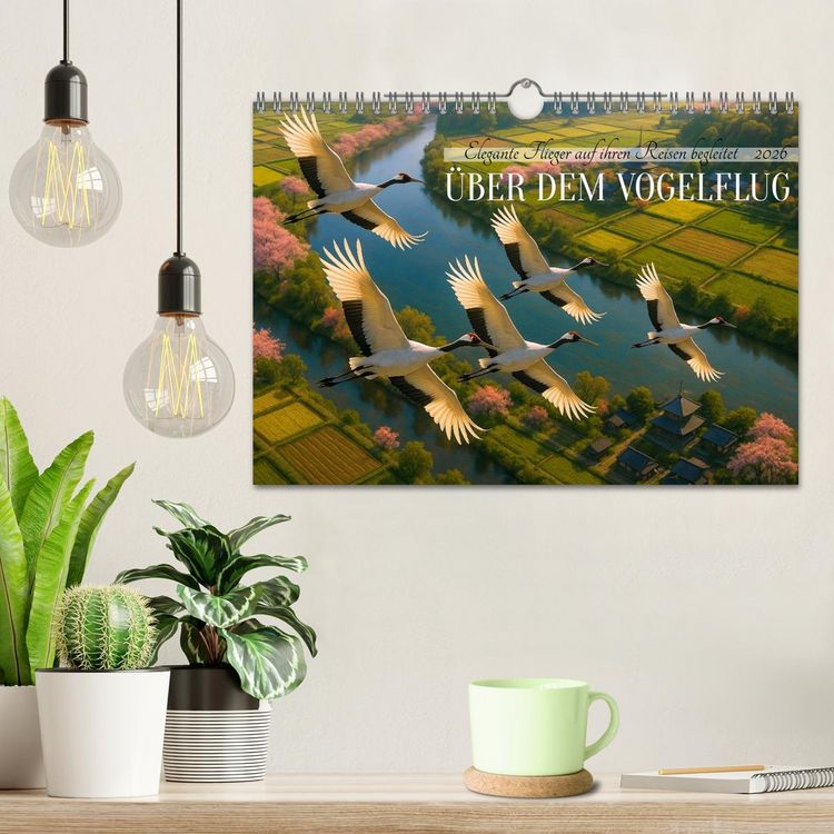 Produktbild: &Uuml;ber dem Vogelflug (Wandkalender 2026 DIN A4 quer), CALVENDO Monatskalender
