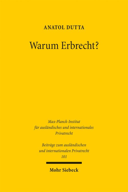 Produktbild: Warum Erbrecht?