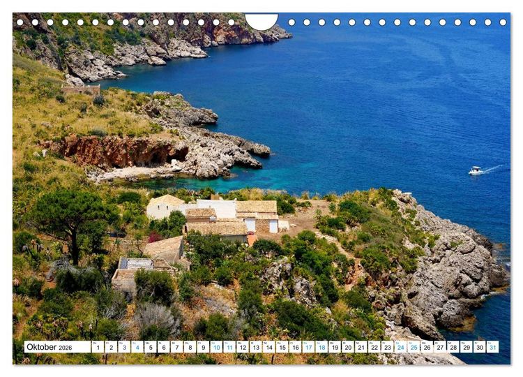 Produktbild: Sizilien - Nordwesten (Wandkalender 2026 DIN A4 quer), CALVENDO Monatskalender