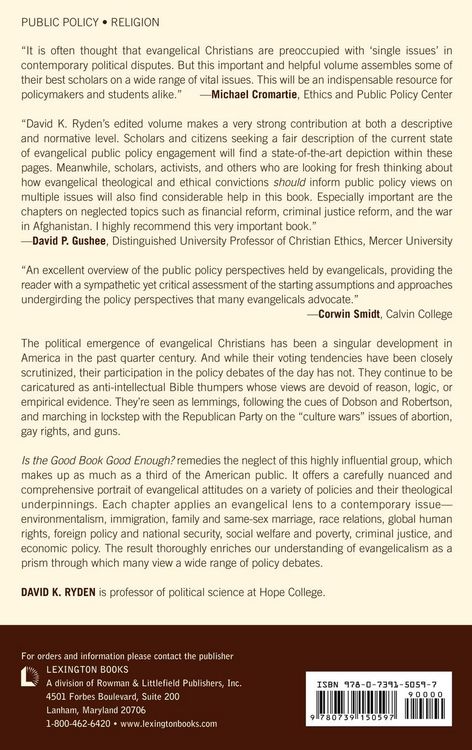 Produktbild: Is the Good Book Good Enough?