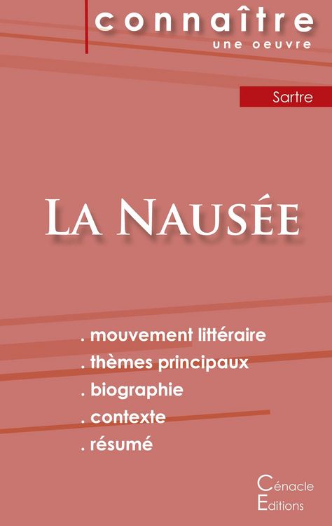 Produktbild: Fiche de lecture La Naus&eacute;e de Jean-Paul Sartre (Analyse litt&eacute;raire de r&eacute;f&eacute;rence et r&eacute;sum&eacute; complet)