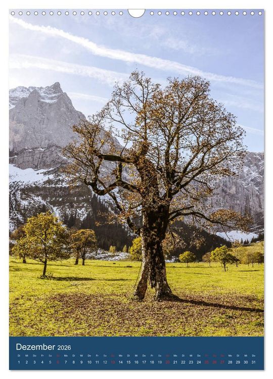 Produktbild: Karwendel - Hinterriss-Eng (Wandkalender 2026 DIN A3 hoch), CALVENDO Monatskalender