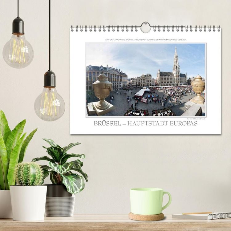 Produktbild: Emotionale Momente: Br&uuml;ssel - Hauptstadt Europas (Wandkalender 2026 DIN A4 quer), CALVENDO Monatskalender