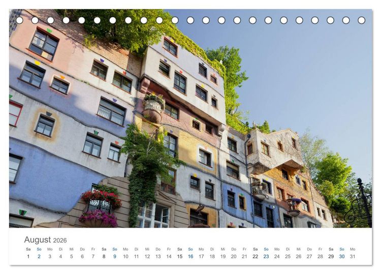 Produktbild: Traumhaftes Wien 2026 (Tischkalender 2026 DIN A5 quer), CALVENDO Monatskalender