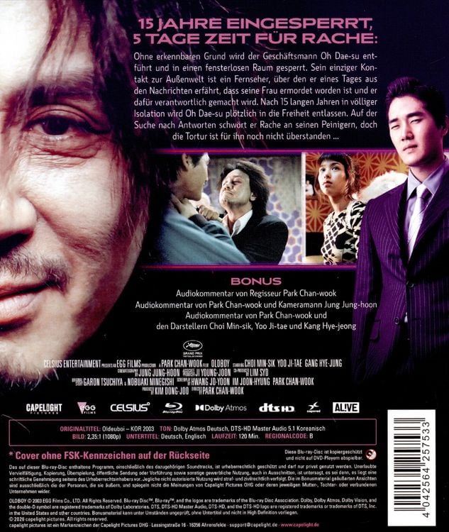 Produktbild: Oldboy (4K remastered)