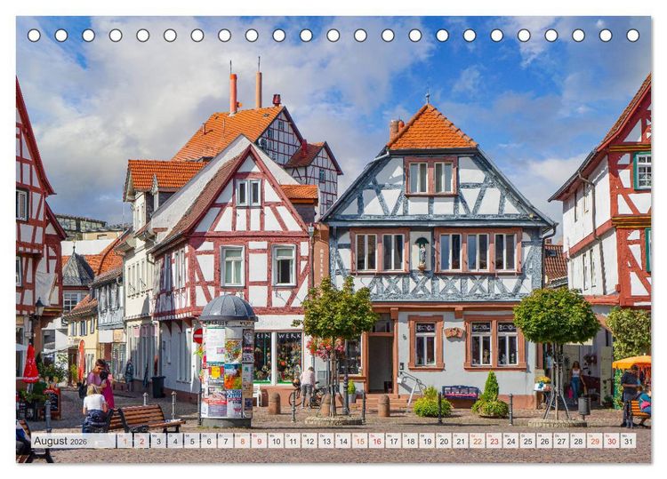 Produktbild: Seligenstadt Impressionen (Tischkalender 2026 DIN A5 quer), CALVENDO Monatskalender