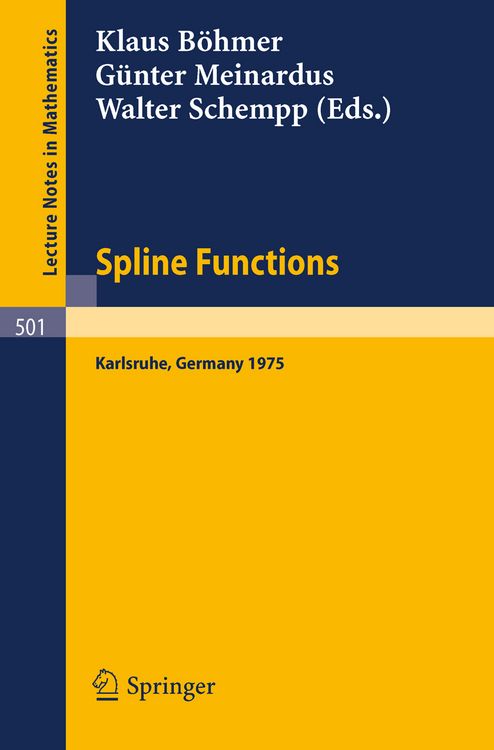 Produktbild: Spline Functions