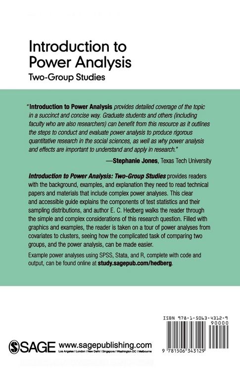 Produktbild: Introduction to Power Analysis