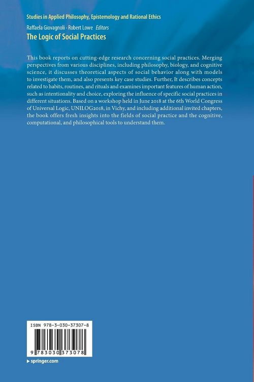 Produktbild: The Logic of Social Practices