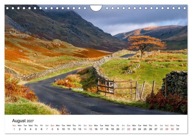 Produktbild: The Lake District 2027 Calendar (Wall Calendar 2027 DIN A4 landscape), CALVENDO 12 Month Wall Calendar