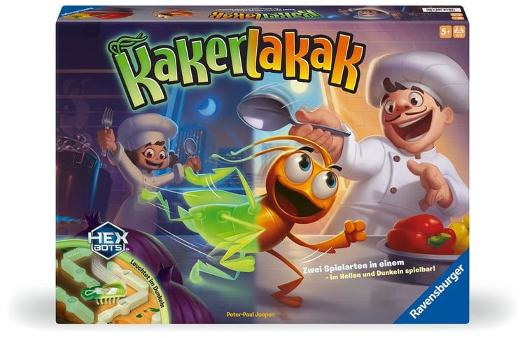 Produktbild: Kakerlakak - Glow in the Dark - Kinderspiel ab 5 Jahre