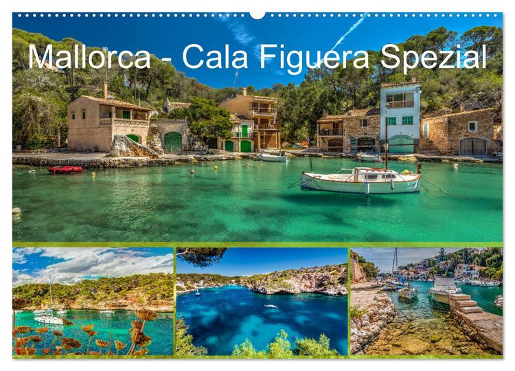 Produktbild: Mallorca - Cala Figuera Spezial (Wandkalender 2026 DIN A2 quer), CALVENDO Monatskalender