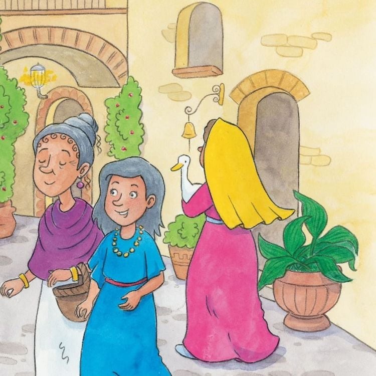 Produktbild: Die heilige Lucia und der Lichterkranz. Mini-Bilderbuch