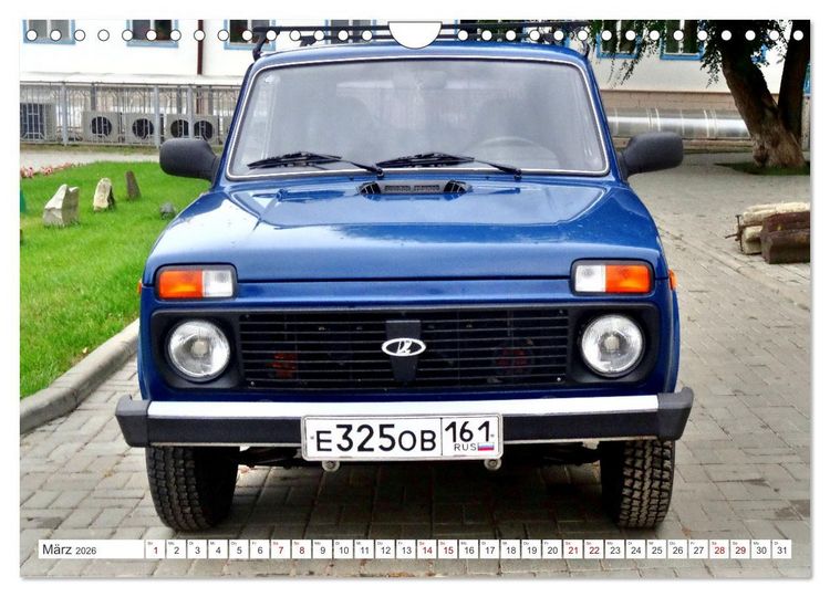 Produktbild: LADA NIVA - 4x4 aus der UdSSR (Wandkalender 2026 DIN A4 quer), CALVENDO Monatskalender