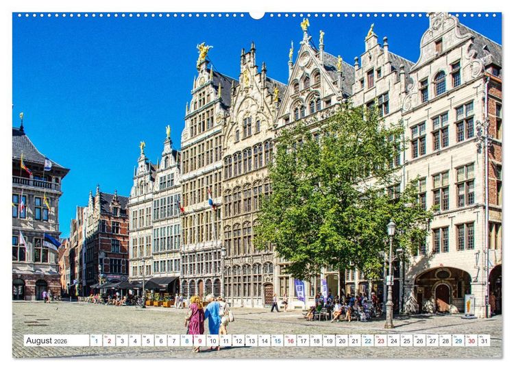 Produktbild: Antwerpen - sehen und erleben (Wandkalender 2026 DIN A2 quer), CALVENDO Monatskalender