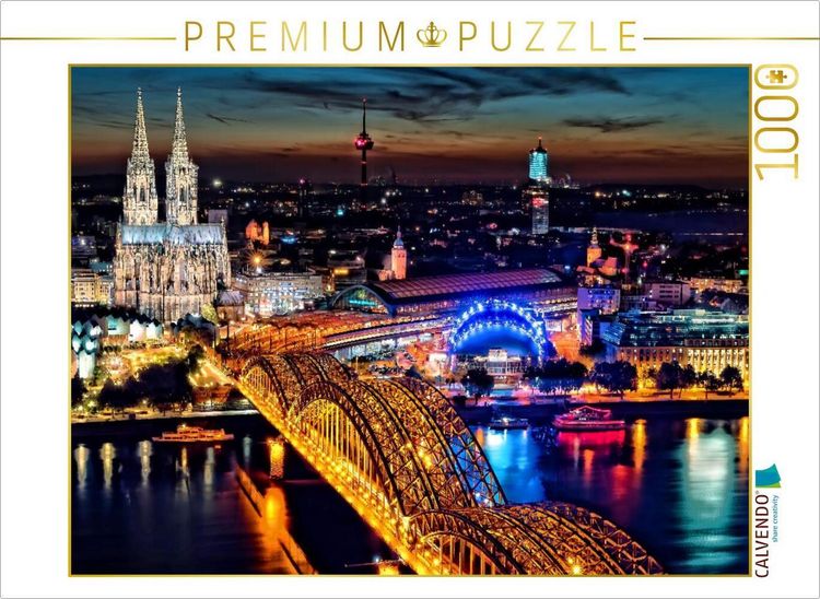 Produktbild: CALVENDO Puzzle Unesco-Welterbe K&ouml;lner Dom | 1000 Teile Lege-Gr&ouml;&szlig;e 64x48cm Foto-Puzzle f&uuml;r gl&uuml;ckliche Stunden