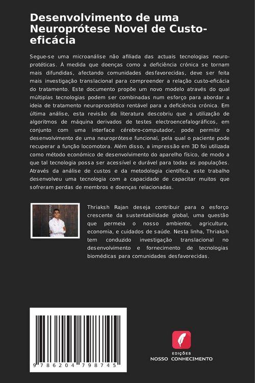 Produktbild: Desenvolvimento de uma Neuropr&oacute;tese Novel de Custo-efic&aacute;cia