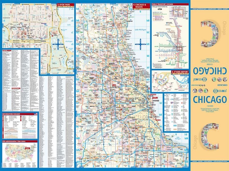 Produktbild: Chicago, Borch Map