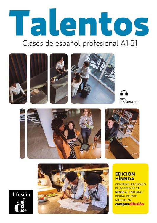 Produktbild: Talentos A1&ndash;B1 &ndash; Edici&oacute;n h&iacute;brida