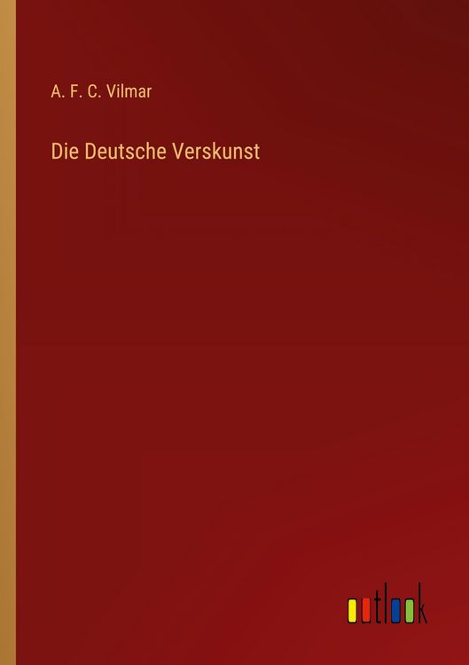Produktbild: Die Deutsche Verskunst