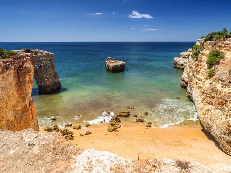 Produktbild: CALVENDO Puzzle Crastos - Portugal Algarve | 1000 Teile Lege-Gr&ouml;&szlig;e 64x48cm Foto-Puzzle f&uuml;r gl&uuml;ckliche Stunden