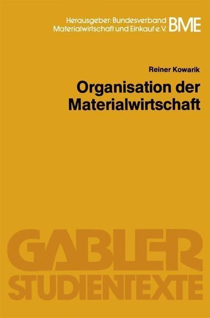 Produktbild: Organisation der Materialwirtschaft