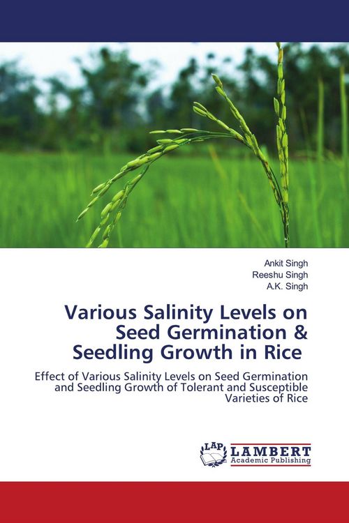 Produktbild: Various Salinity Levels on Seed Germination & Seedling Growth in Rice