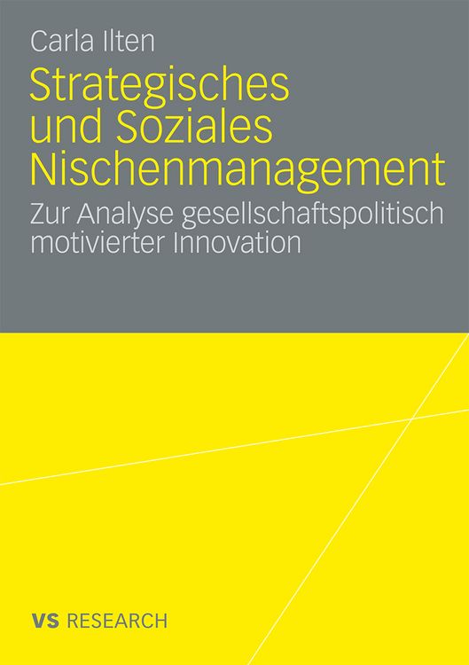 Produktbild: Strategisches und soziales Nischenmanagement