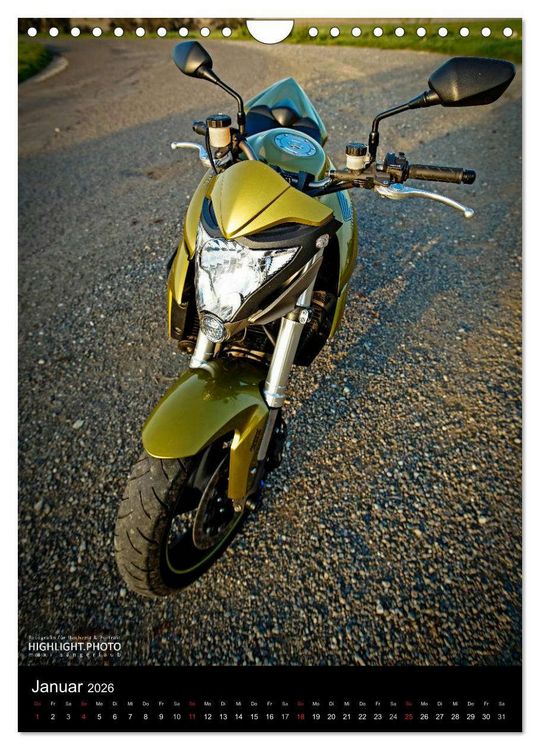 Produktbild: HONDA CB1000R (Wandkalender 2026 DIN A4 hoch), CALVENDO Monatskalender
