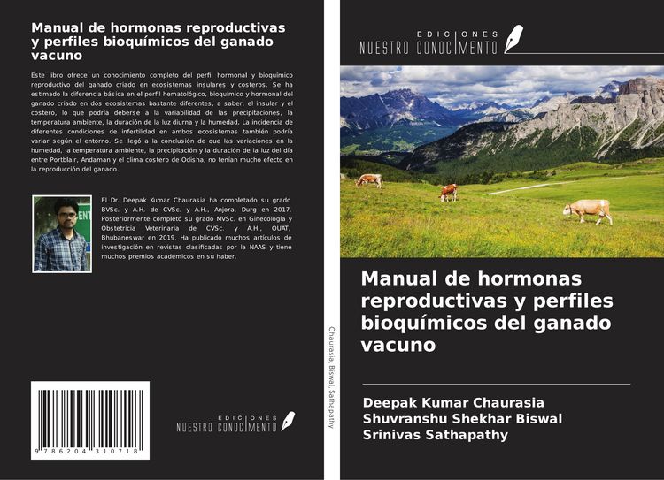 Produktbild: Manual de hormonas reproductivas y perfiles bioqu&iacute;micos del ganado vacuno