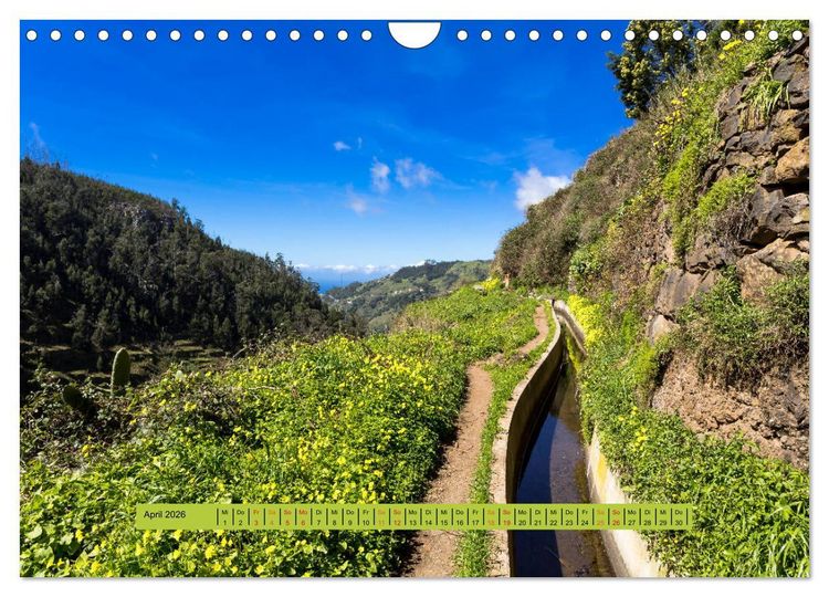 Produktbild: Auf Schusters Rappen... Madeira (Wandkalender 2026 DIN A4 quer), CALVENDO Monatskalender