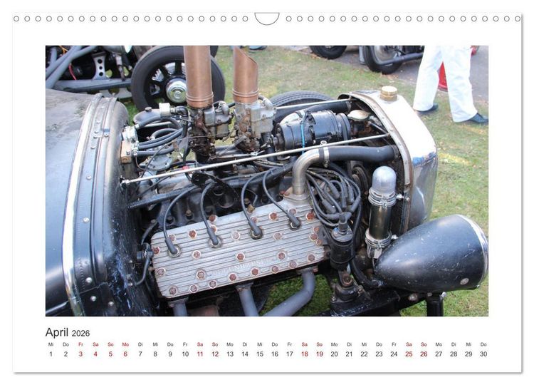 Produktbild: Ford Flathead V8 Motoren (Wandkalender 2026 DIN A3 quer), CALVENDO Monatskalender