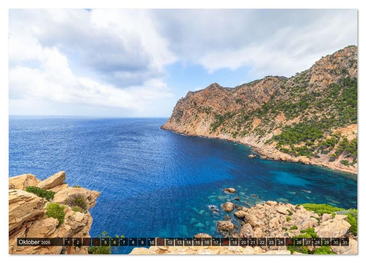 Produktbild: Mallorca - abseits vom Mainstream (Tischkalender 2026 DIN A5 quer), CALVENDO Monatskalender