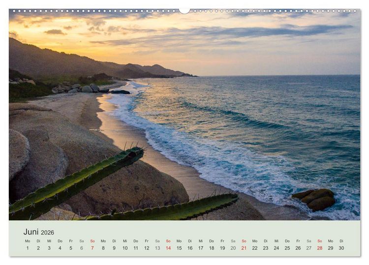 Produktbild: Kalender Traumstr&auml;nde 2026 (Wandkalender 2026 DIN A2 quer), CALVENDO Monatskalender