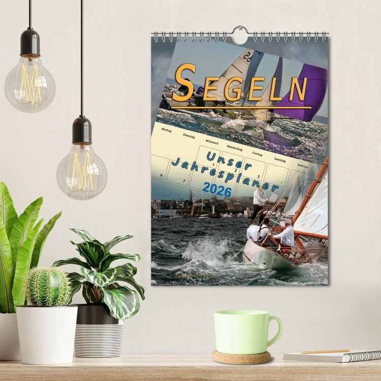 Produktbild: Segeln, unser Jahresplaner (Wandkalender 2026 DIN A4 hoch), CALVENDO Monatskalender