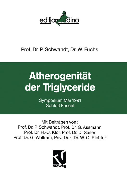 Produktbild: Atherogenit&auml;t der Triglyceride
