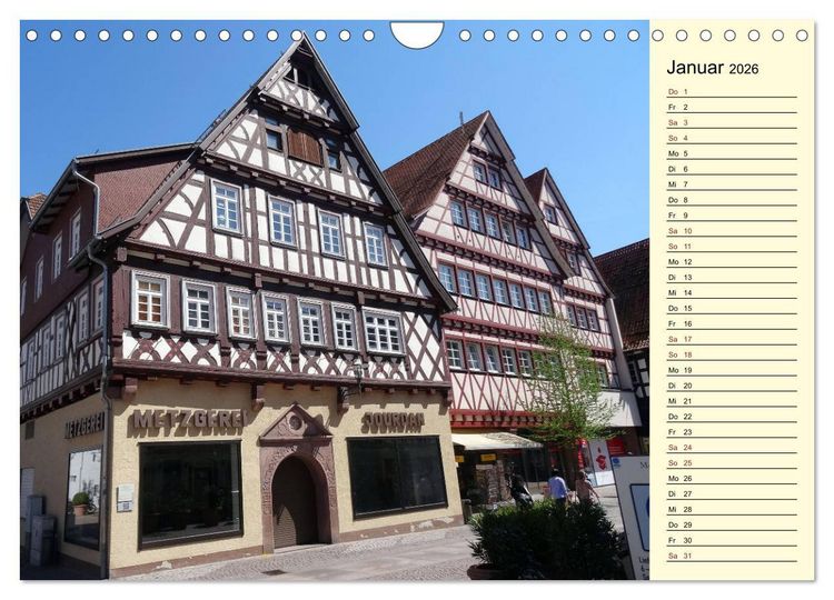 Produktbild: Calw erleben (Wandkalender 2026 DIN A4 quer), CALVENDO Monatskalender
