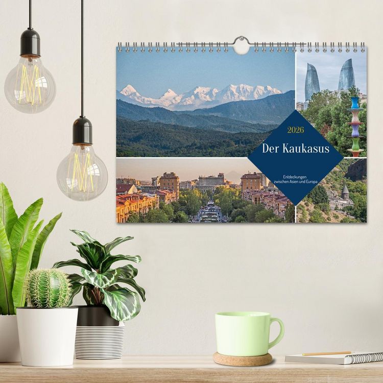 Produktbild: Der Kaukasus - Entdeckungen zwischen Asien und Europa (Wandkalender 2026 DIN A4 quer), CALVENDO Monatskalender