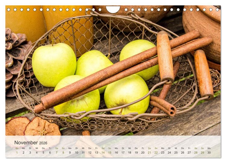 Produktbild: ApfelZEIT - Nat&uuml;rlich k&ouml;stlich (Wandkalender 2026 DIN A4 quer), CALVENDO Monatskalender