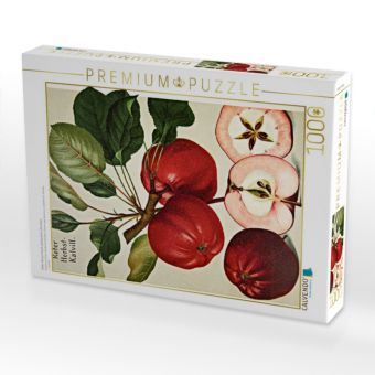 Produktbild: CALVENDO Puzzle Roter Herbst-Kalvill, plattdeutsch: D&ouml;rroden | 1000 Teile Lege-Gr&ouml;&szlig;e 64x48cm Foto-Puzzle f&uuml;r gl&uuml;ckliche Stunden