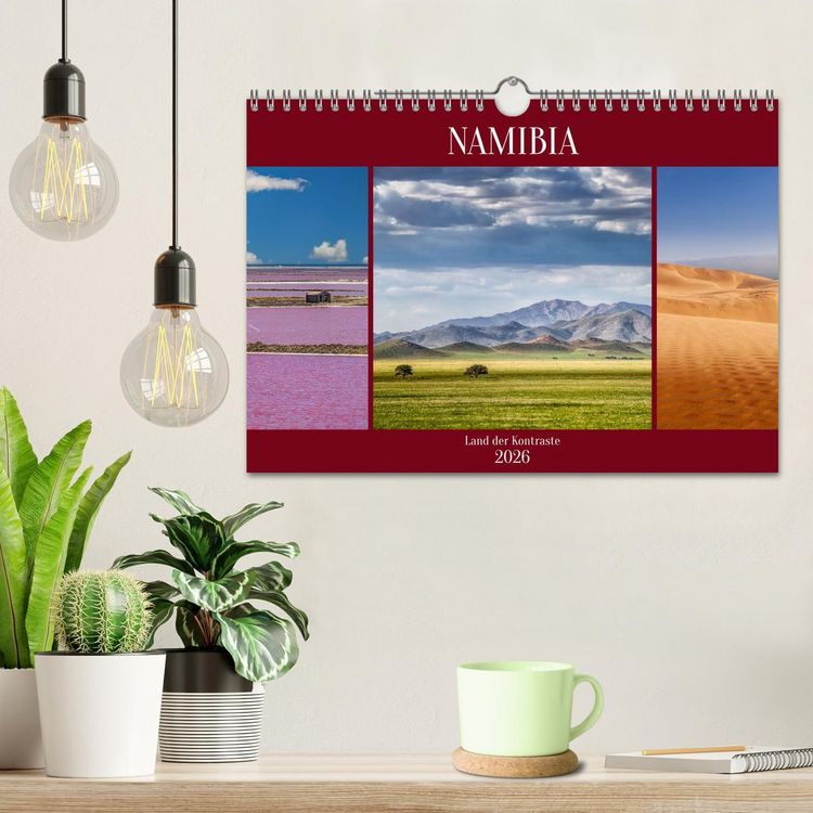 Produktbild: Namibia - Land der Kontraste (Wandkalender 2026 DIN A4 quer), CALVENDO Monatskalender