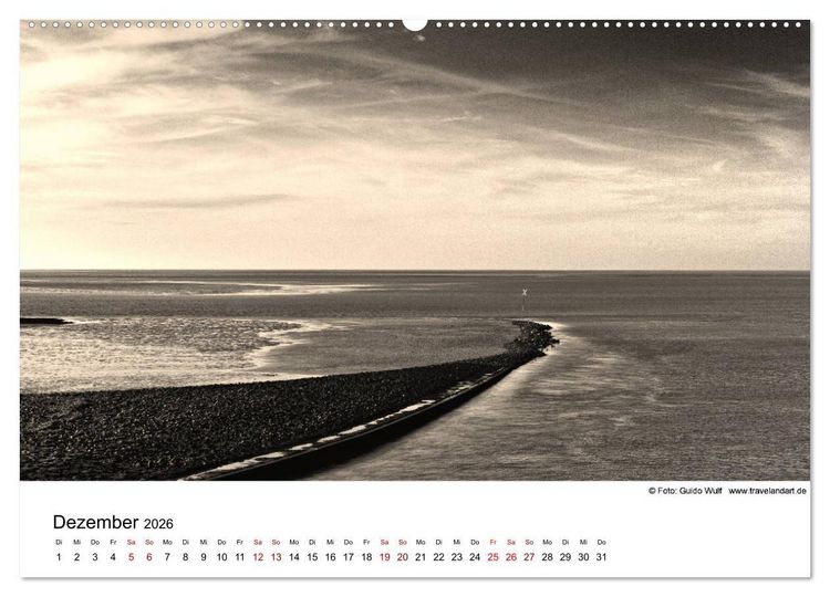 Produktbild: Sankt Peter-Ording. Ein Traum an der Nordsee (hochwertiger Premium Wandkalender 2026 DIN A2 quer), Kunstdruck in Hochglanz