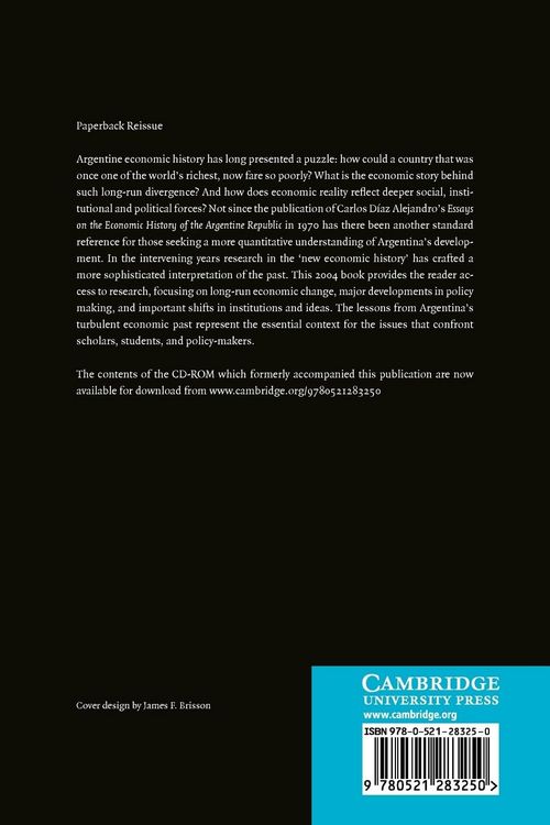 Produktbild: A New Economic History of Argentina