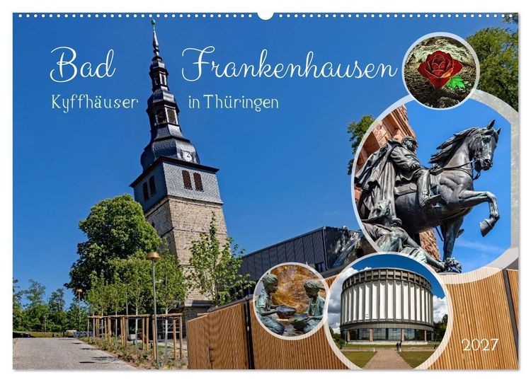 Produktbild: Bad Frankenhausen - Kyffh&auml;user in Th&uuml;ringen (Wandkalender 2027 DIN A2 quer), CALVENDO Monatskalender