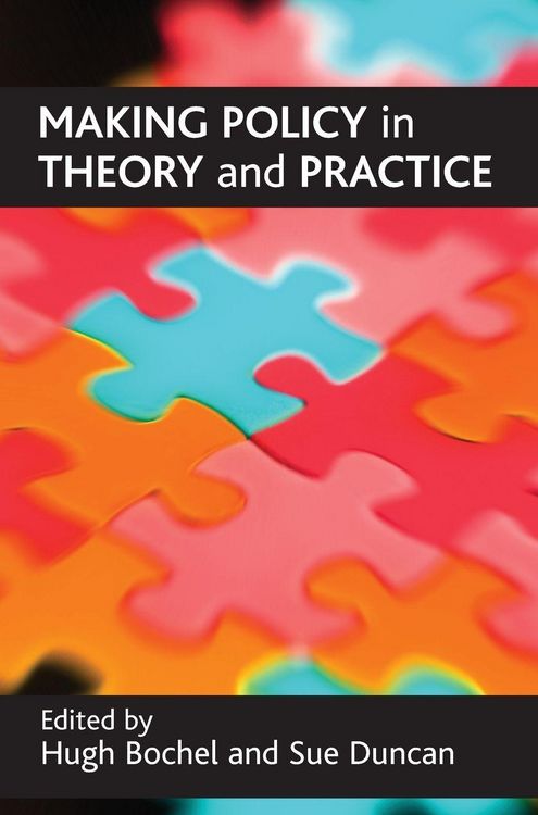 Produktbild: Making policy in theory and practice