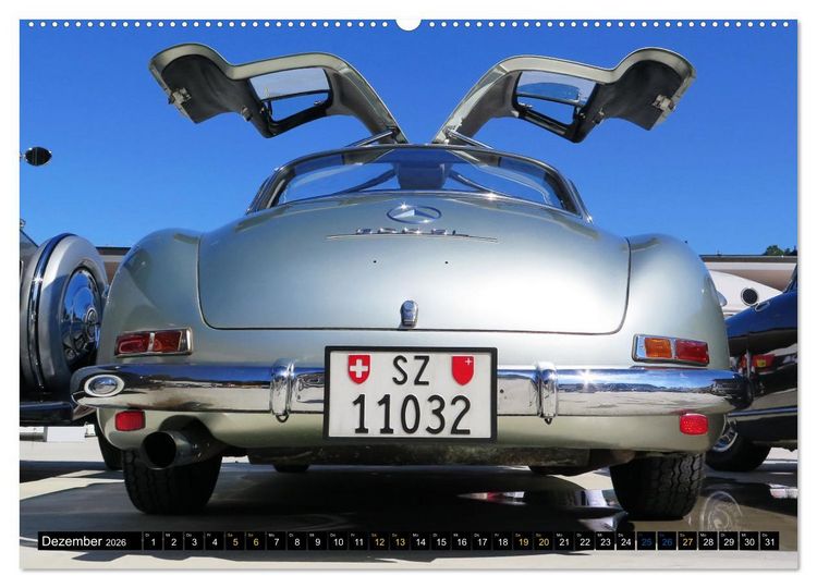 Produktbild: Mercedes SL Classics (Wandkalender 2026 DIN A2 quer), CALVENDO Monatskalender