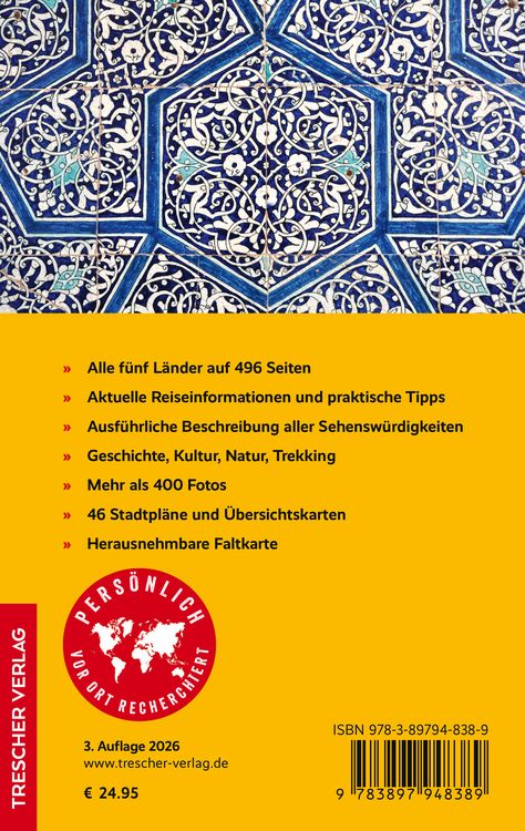 Produktbild: TRESCHER Reisef&uuml;hrer Zentralasien